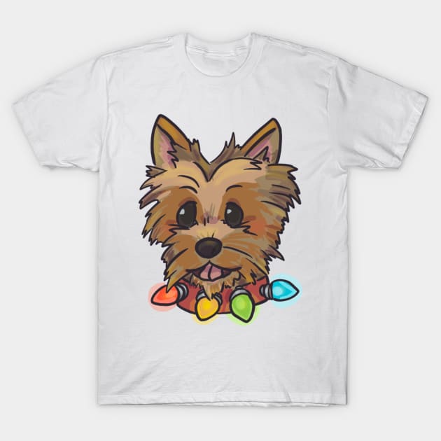 Holiday Yorki T-Shirt by Artbysusant 